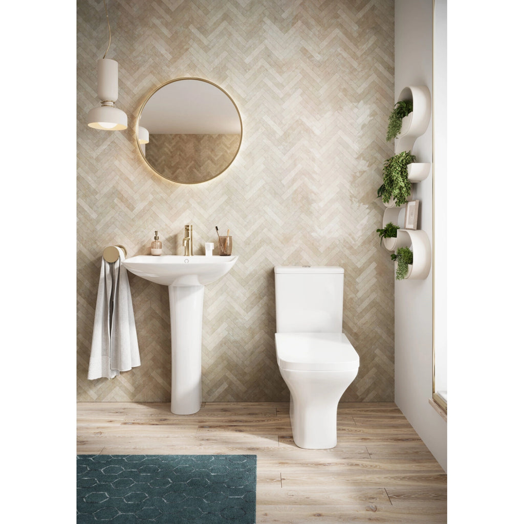 Porto Open Back Scudo WC Toilet with Soft Close Seat Option