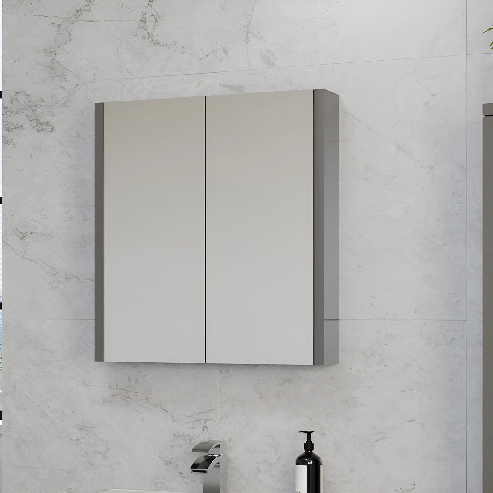 Purity Kartell Soft Close Mirror Cabinet