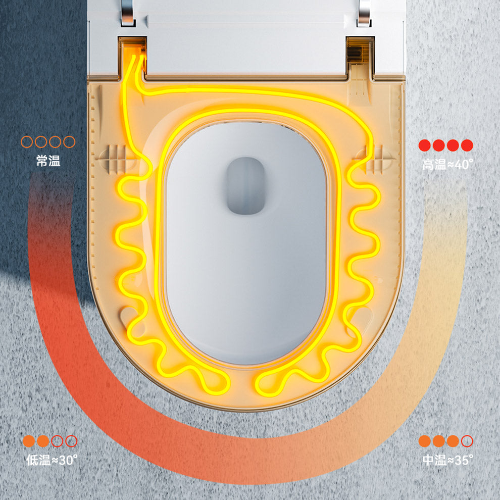 Senzai Cleansing Japanese Style Foam Shield Smart Toilet & Bidet