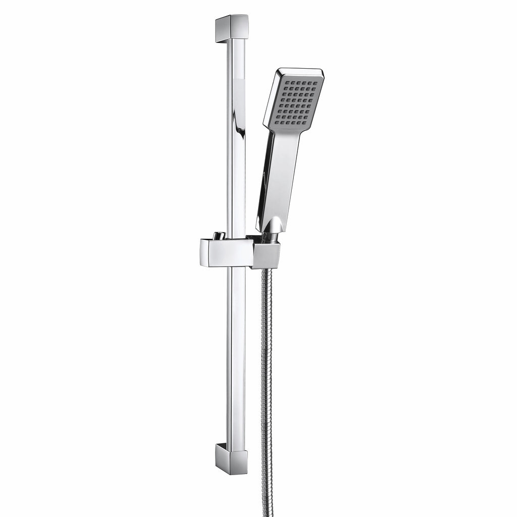 Square Shower Riser Rail Kit