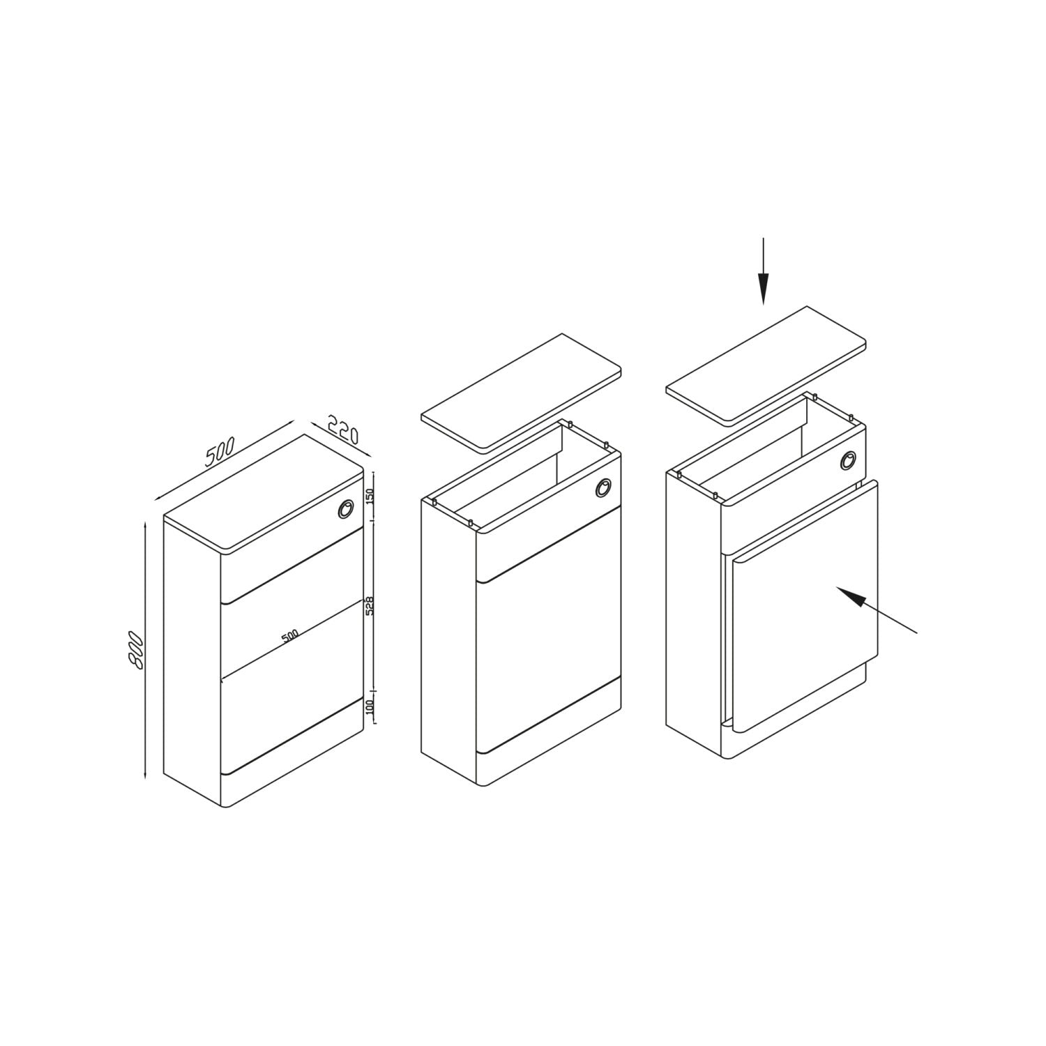 Rossini Back to Wall WC Unit