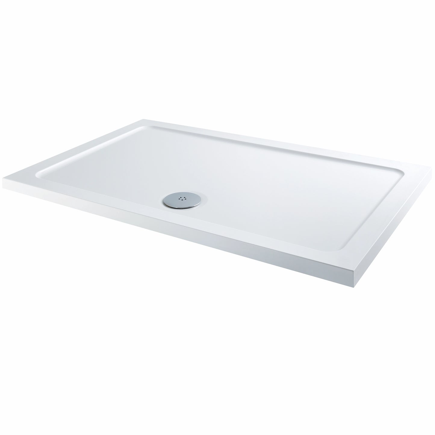 Shires White Rectangle Low Profile Shower Tray