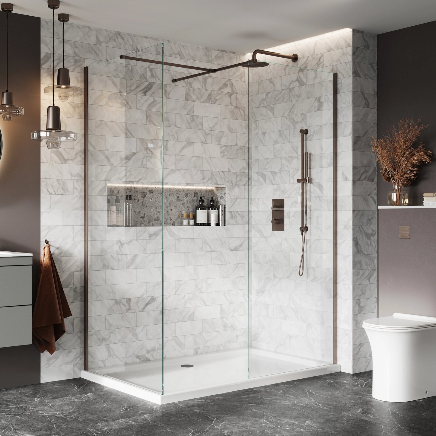 Scudo S8 Wet Room Screen Panel