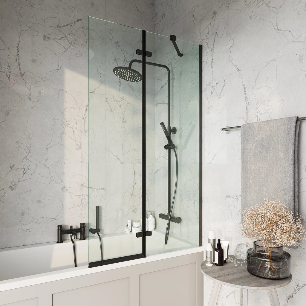 Ethereal Pivot Shower Bath Screen