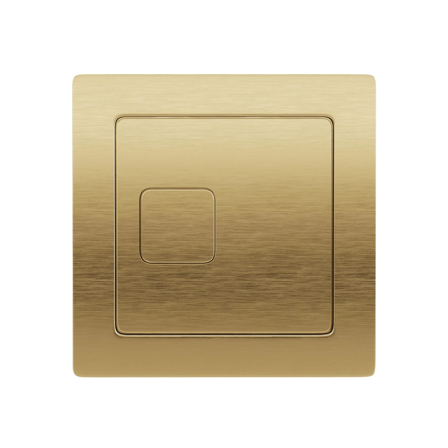 Square Dual Flush Push Buttons & Plate