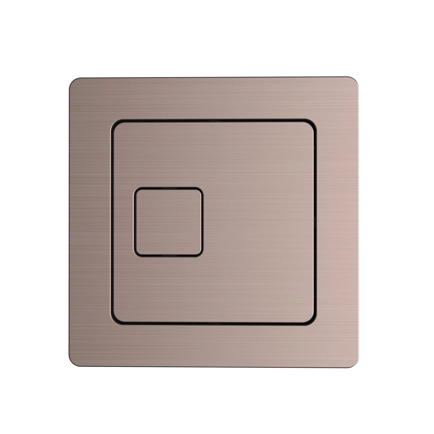 Square Dual Flush Push Buttons & Plate