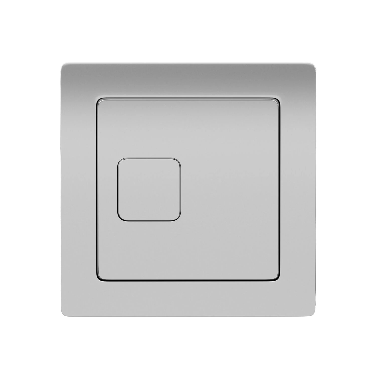 Square Dual Flush Push Buttons & Plate