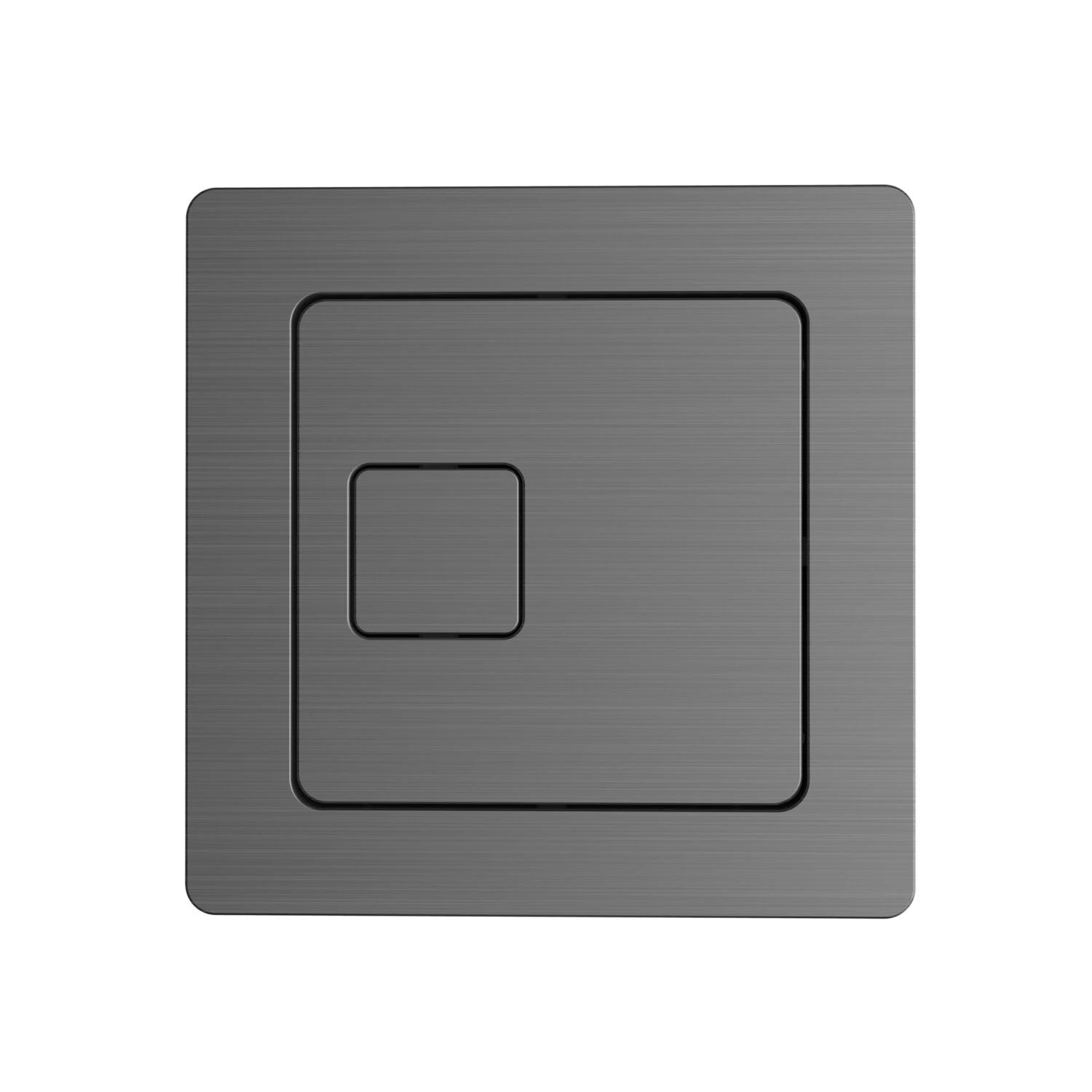 Square Dual Flush Push Buttons & Plate