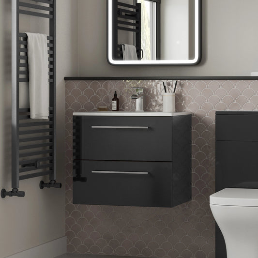 Augusta Wall Hung Basin Drawer Vanity Unit