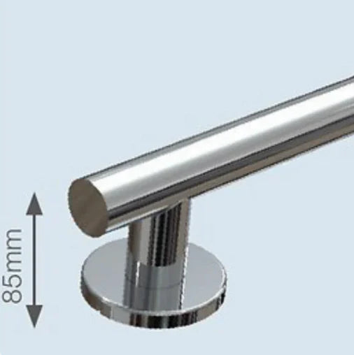 Euroshowers Straight Stainless Steel Grab Rail Bar