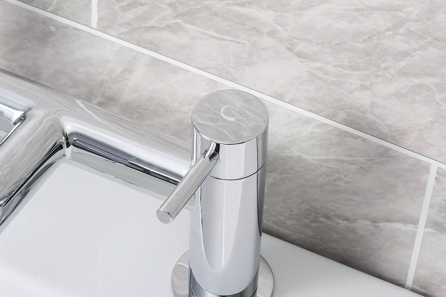 Secta Chrome Bath Filler Tap