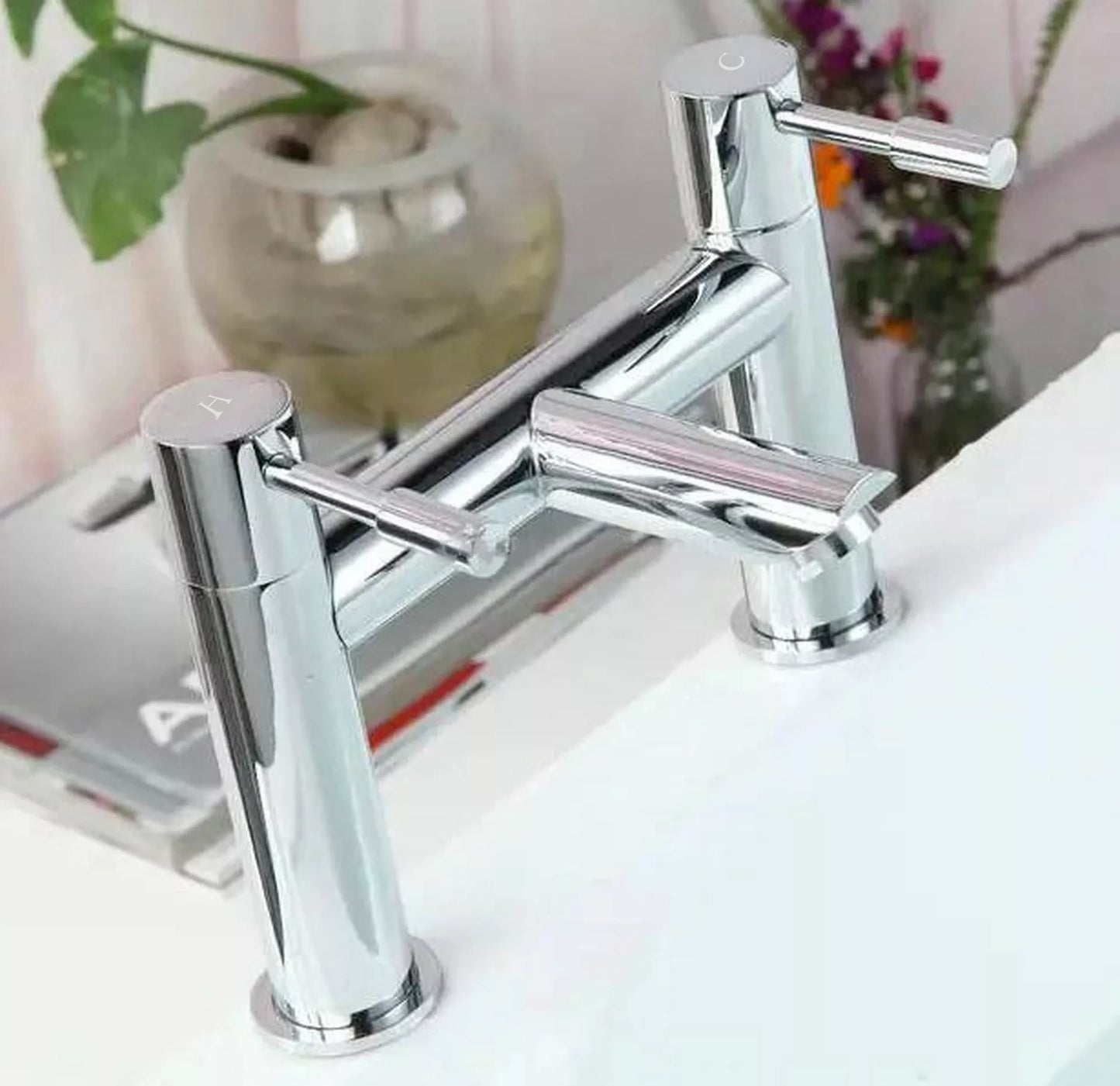 Secta Chrome Bath Filler Tap