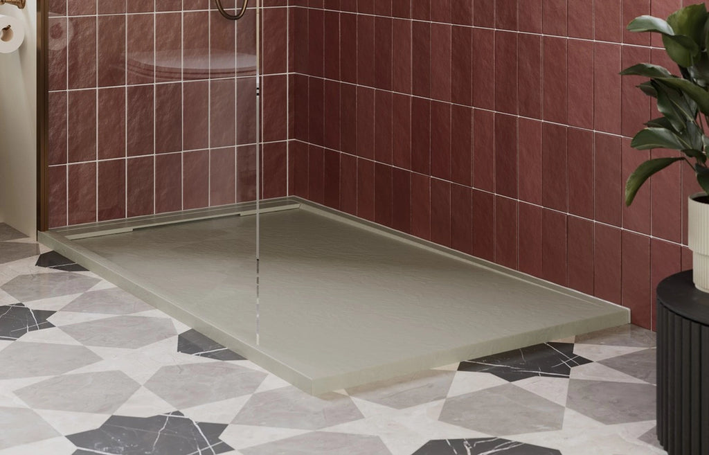 Glacial Slate Rectangle Slimline Shower Tray