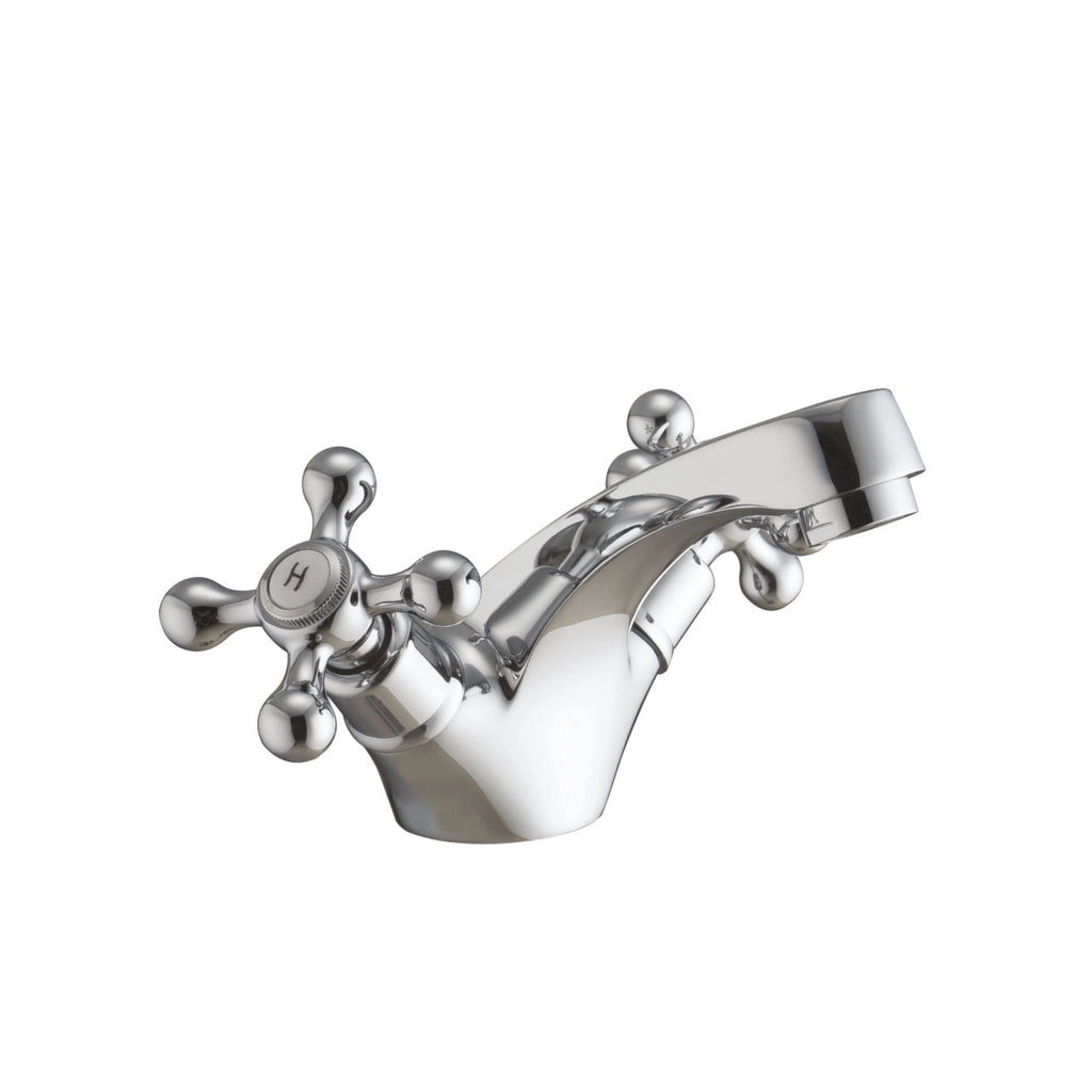 Classica Mono Basin Mixer Tap with Push Waste