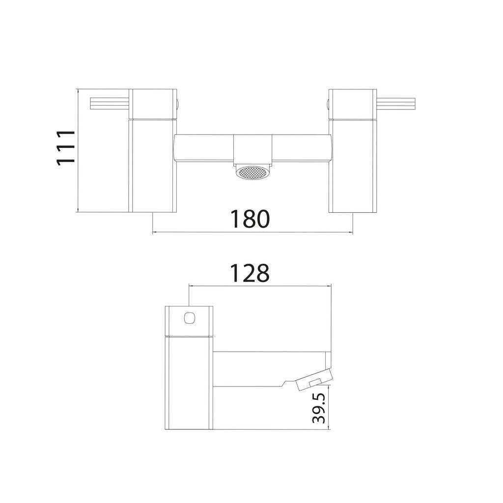 Forme Bath Filler Tap