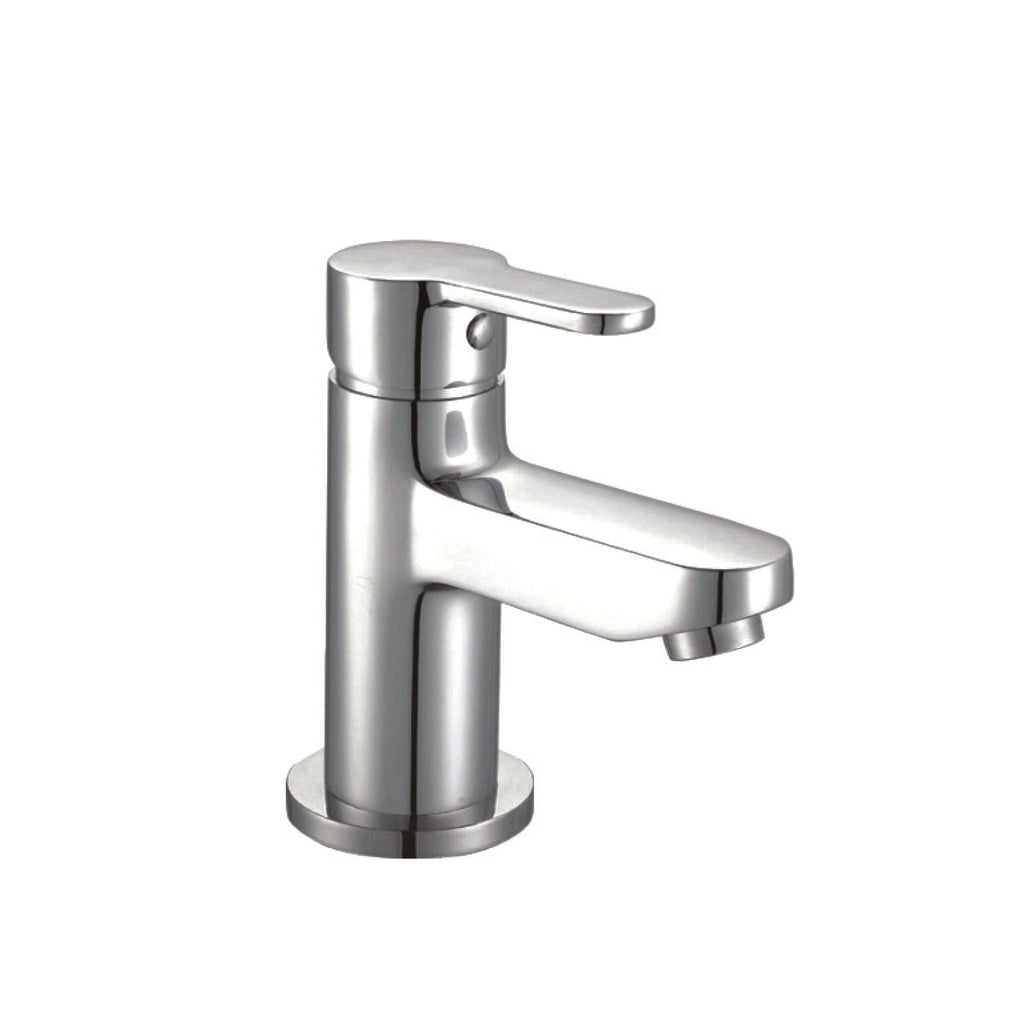 Favour Mono Basin Mixer Tap with Push Waste