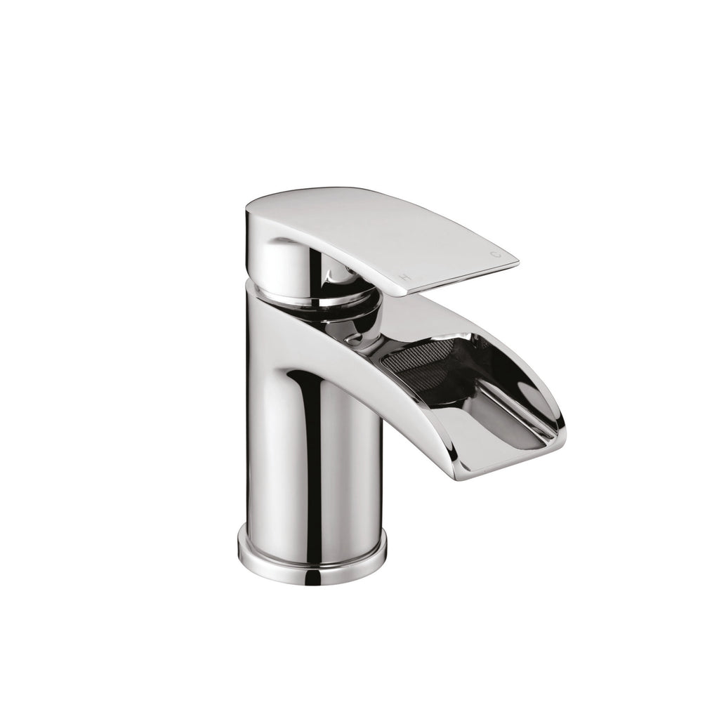 Monument Mono Basin Mixer Tap with Push Waste