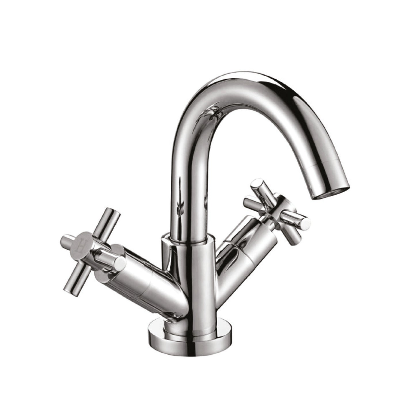 Kross Mono Side Lever Basin Mixer Tap with Push Waste
