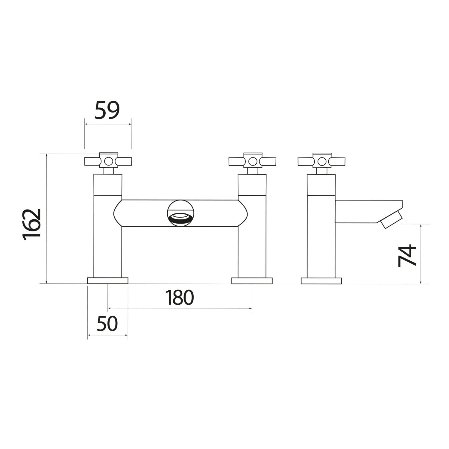 Kross Bath Filler Tap