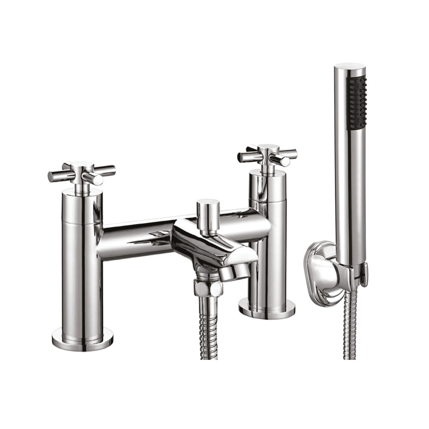 Kross Bath Shower Mixer Tap with Shower Kit and Wall bracket