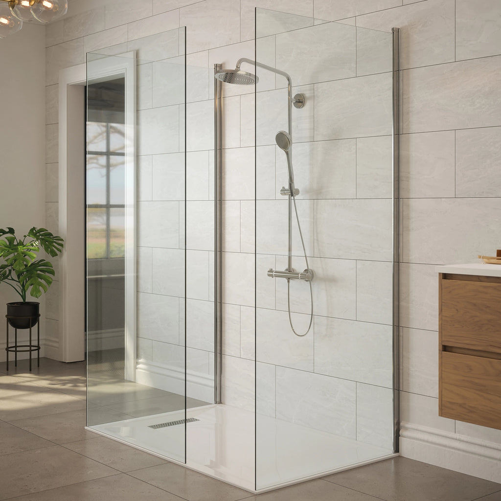 Glacial Linear Rectangle Slimline Shower Tray