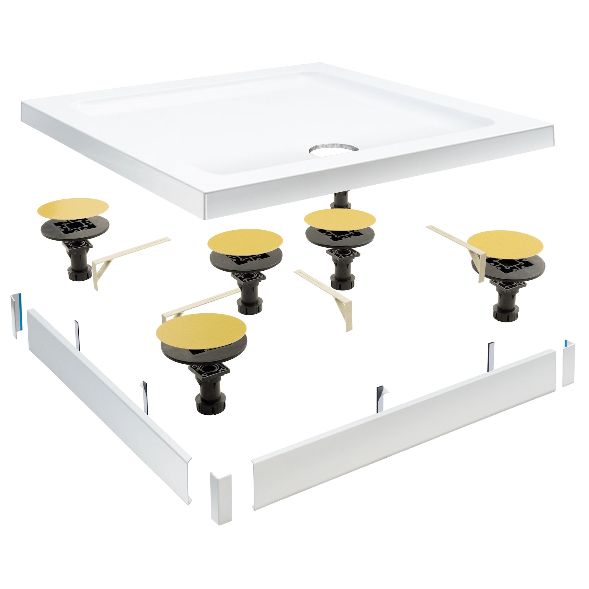 Glacial Easy Plumb Riser Kit for Offset Quadrant Trays