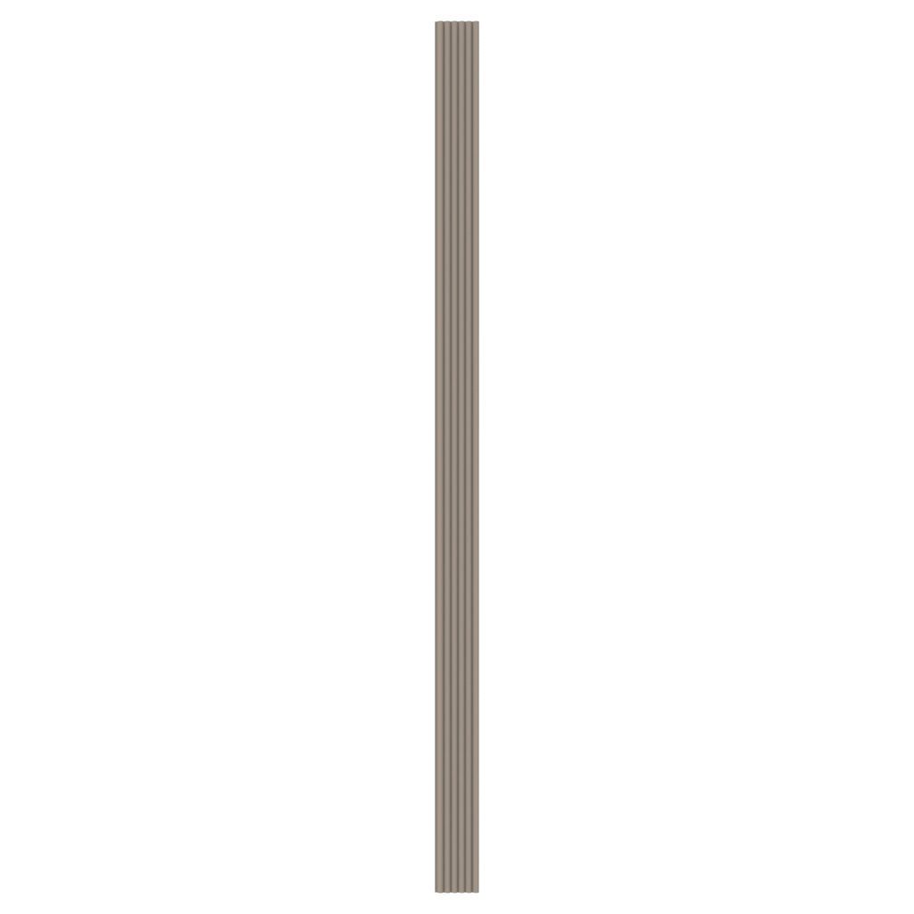 Aluvo Half Round Taupe Waterproof Wall Panel