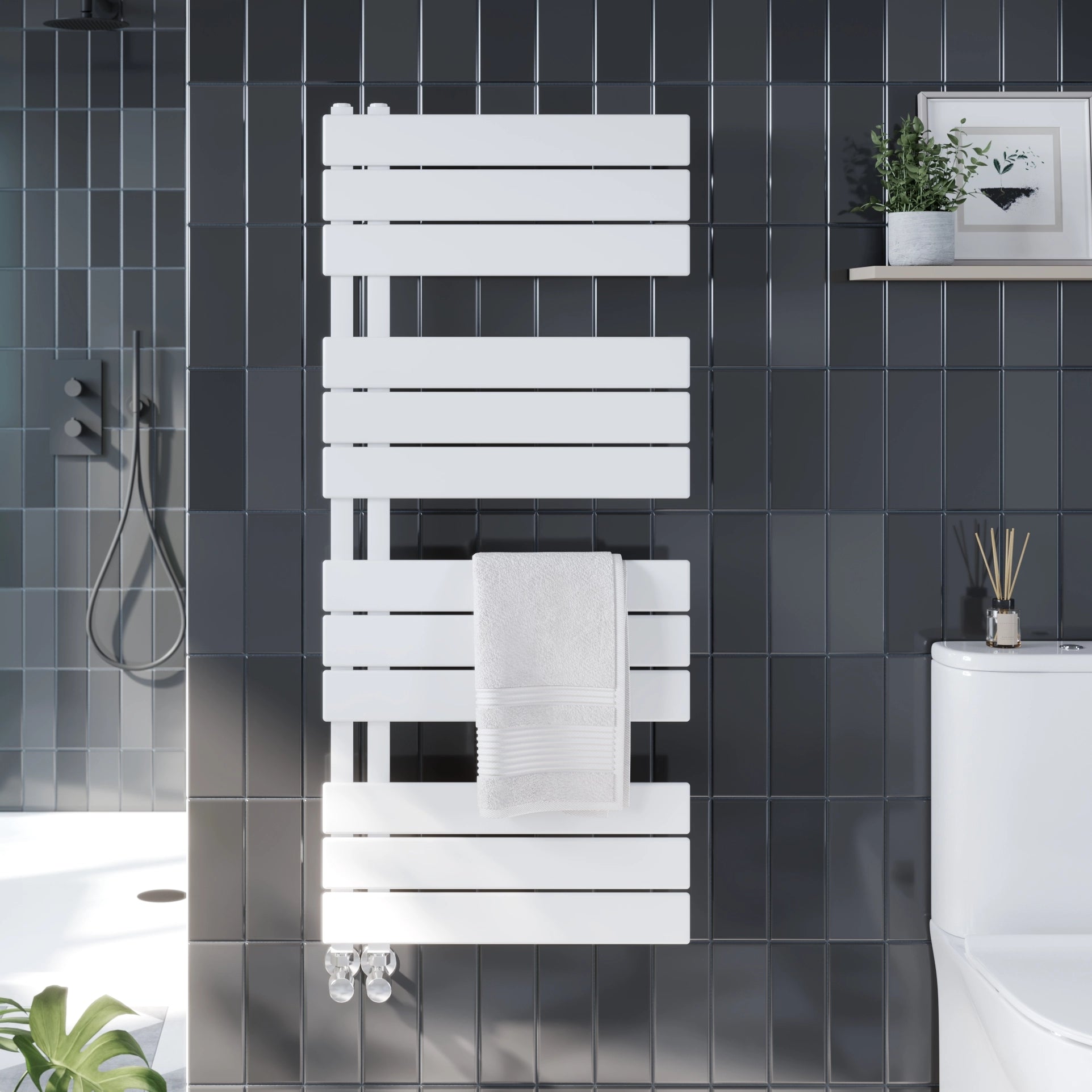 Thames Designer Carbon Steel Towel Radiator