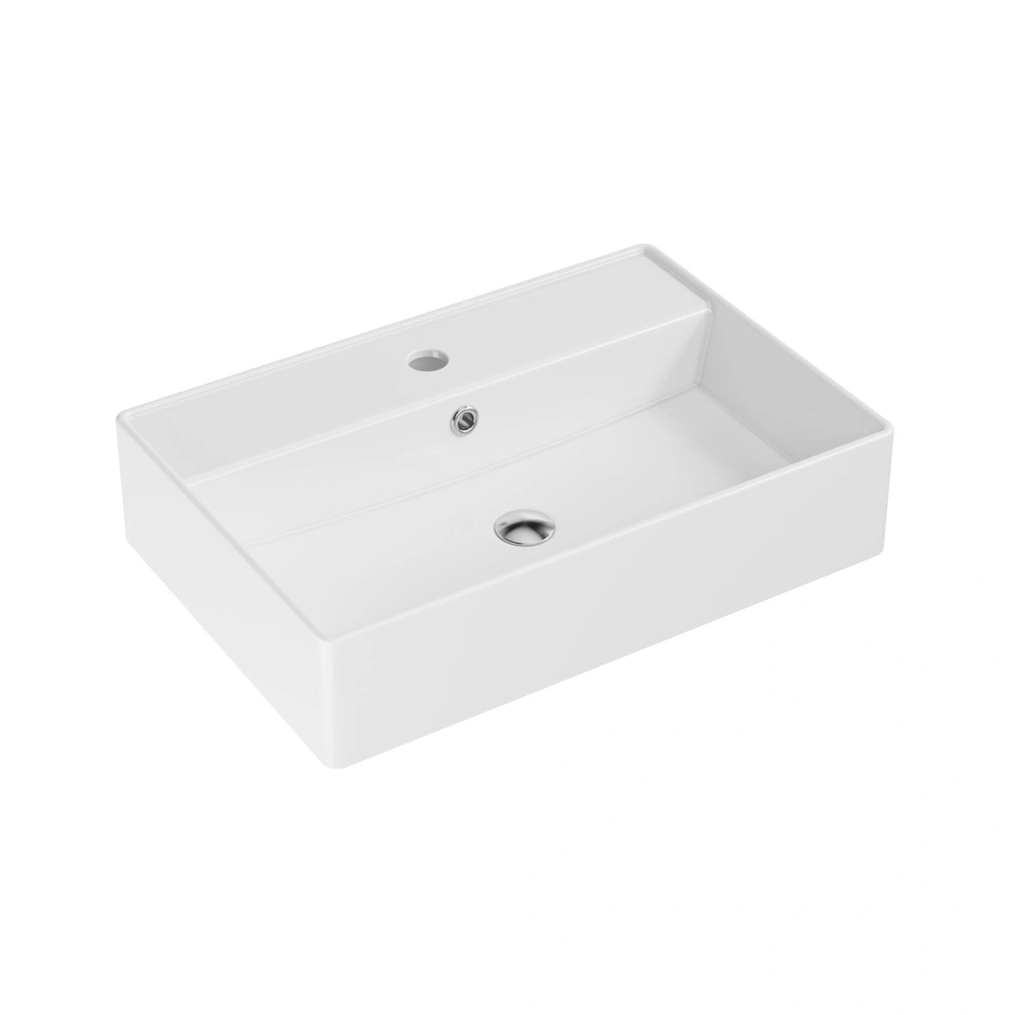 Riviera Counter Top Wall Hung Rectangle Basin