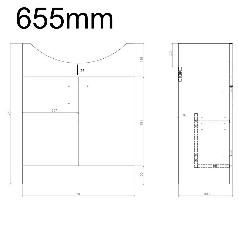 Sinda Floor Bathroom Set with Standing Basin Sink Vanity Unit WC Unit and Back to Wall Pan