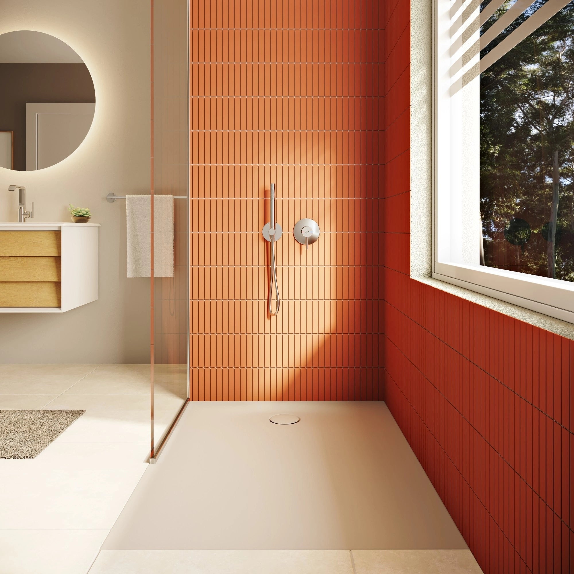 VitrA Leaf Rectangle Shower Tray