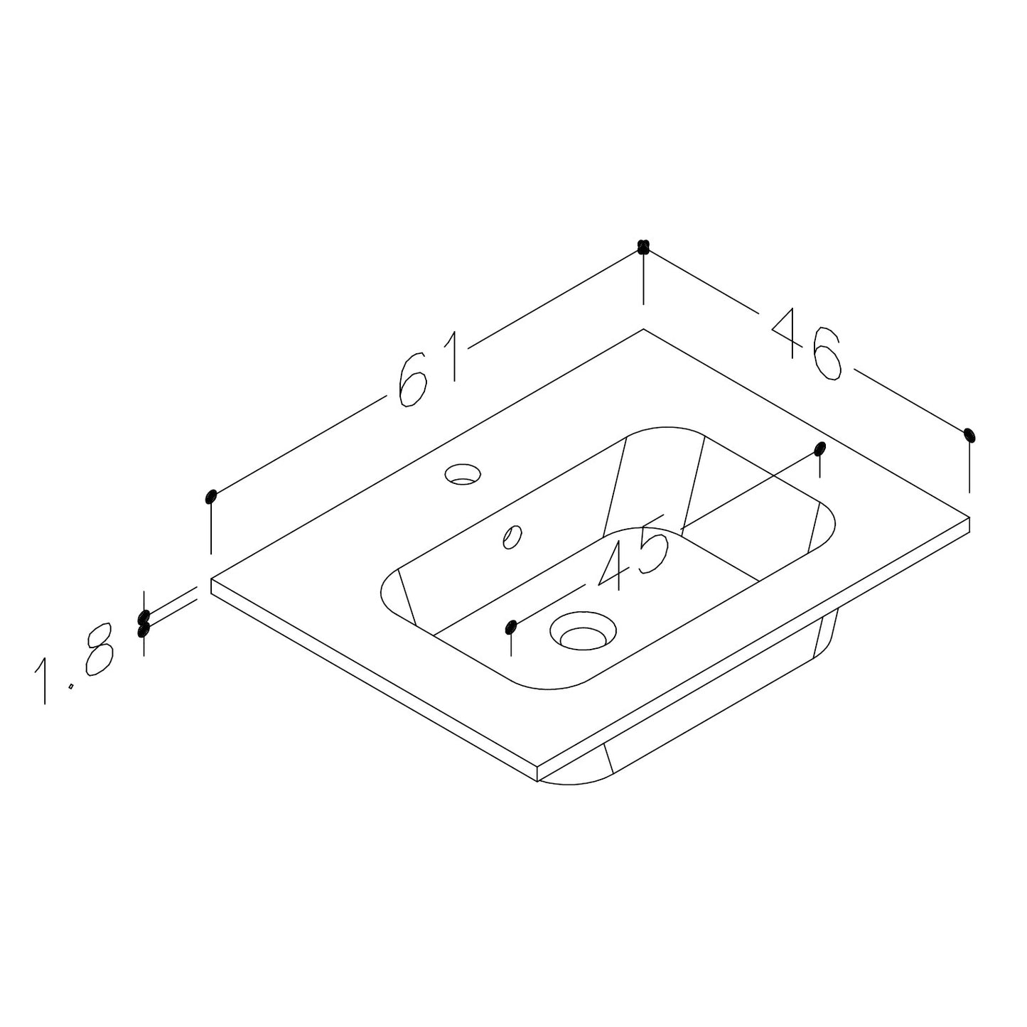 Augusta Floor Standing Basin Door Vanity Unit