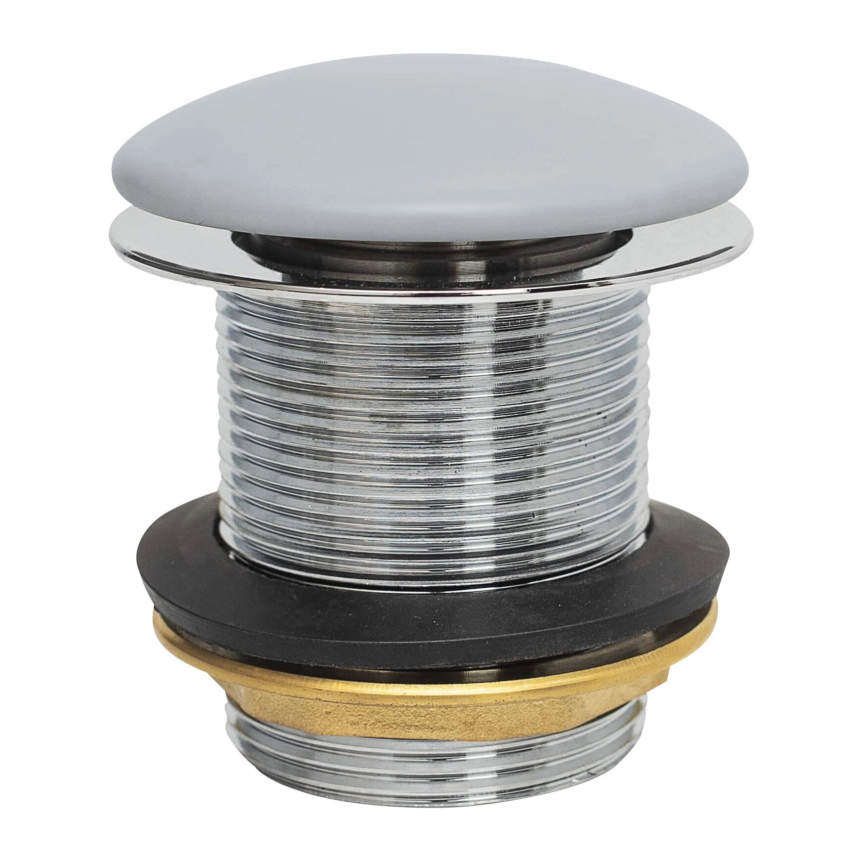 Bath Push Button Unslotted Waste 60mm