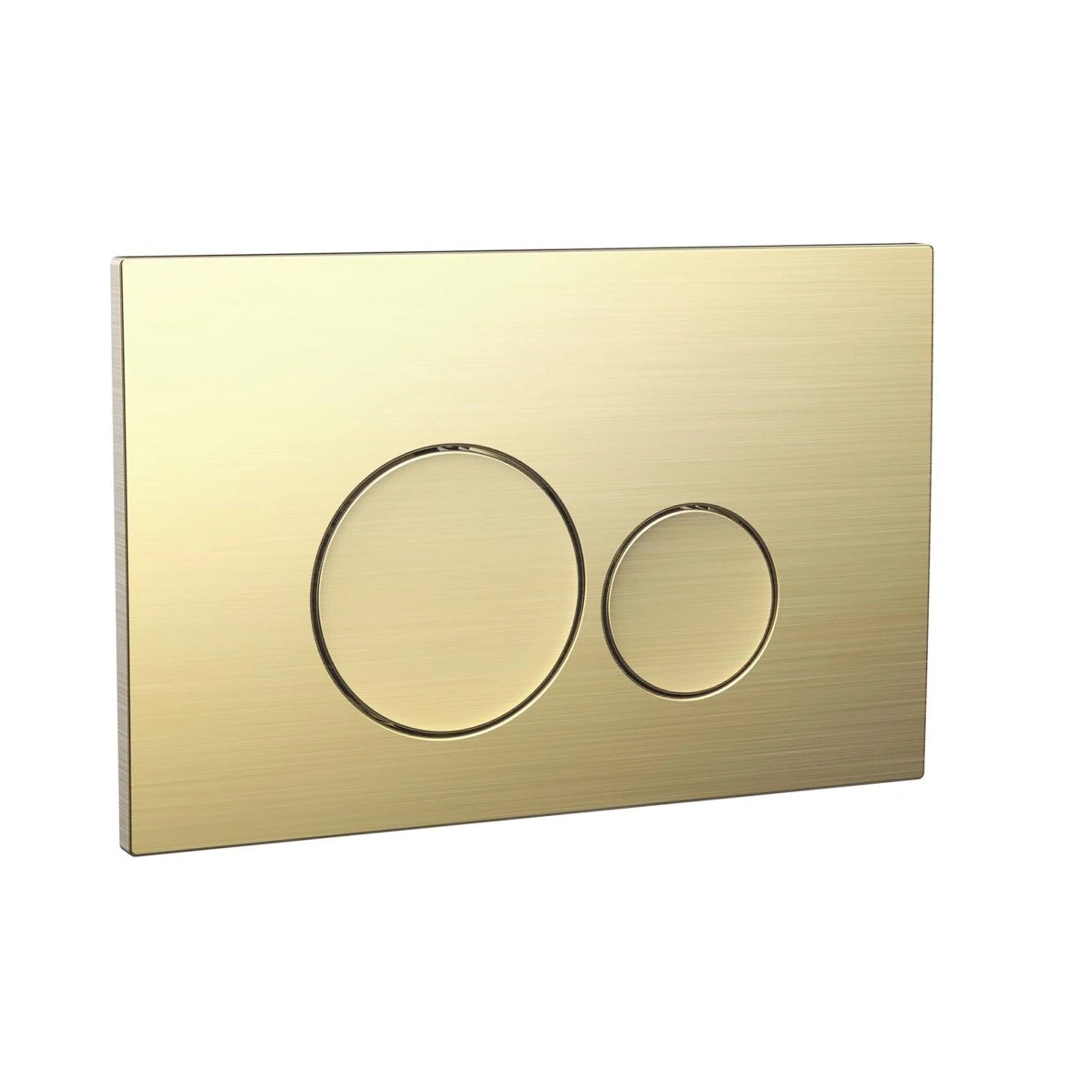 Rectangle Round Button Dual Flush Push Buttons & Plate