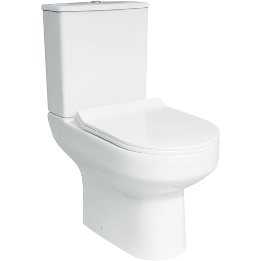 Spa Rimless Open Back Scudo WC Toilet with Soft Close Seat Option