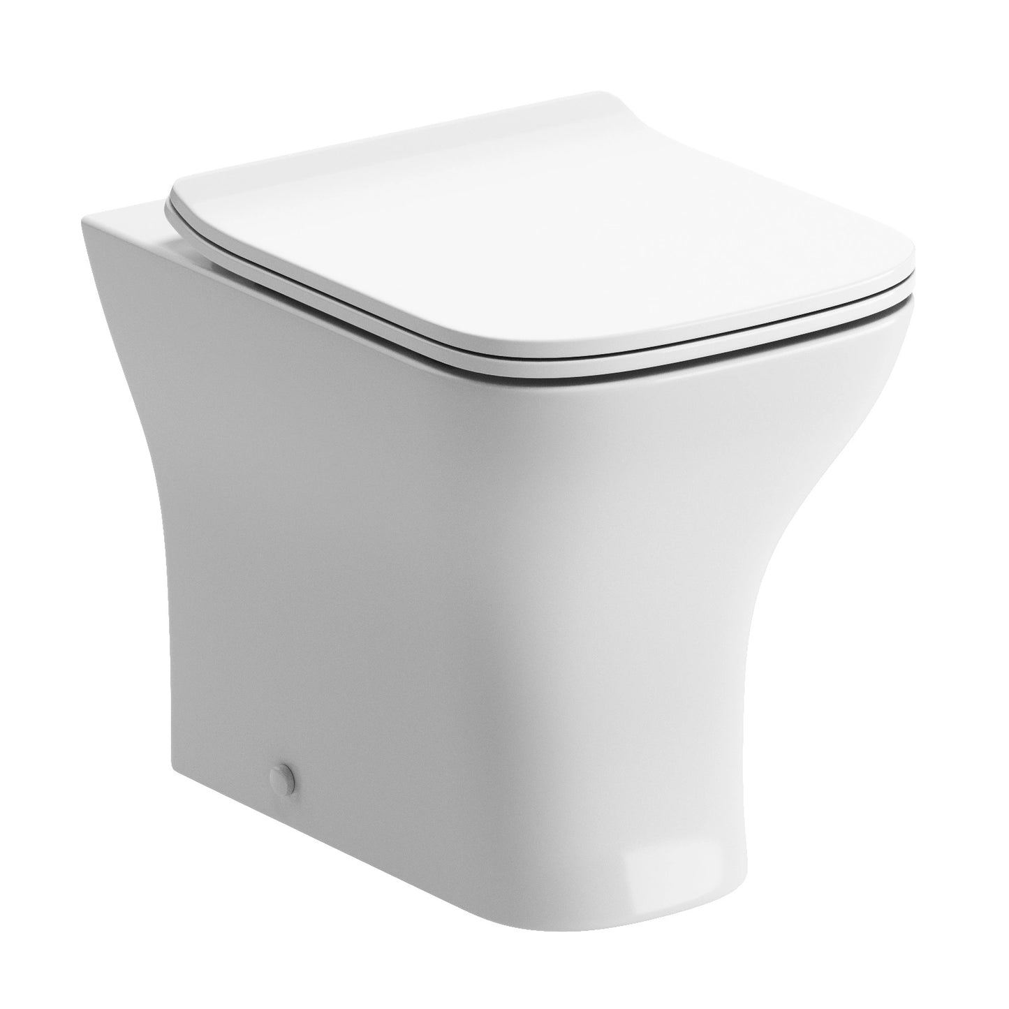 Cedeira Rimless Back to Wall WC Toilet with Soft Close Seat