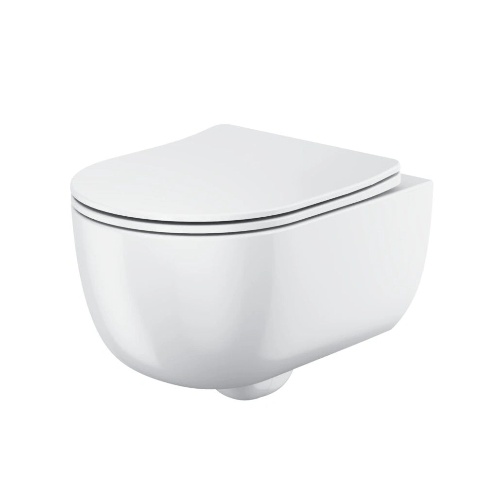 Scudo Riviera Wall Hung Round Toilet and Seat