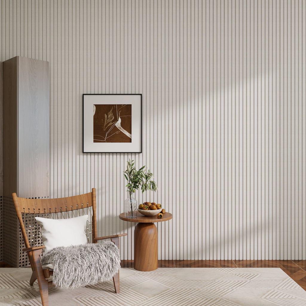 Aluvo Weave Slats Woven Eggshell Waterproof Wall Panel