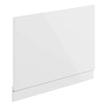 Bubbles Essentials Waterproof White Bath End Panel