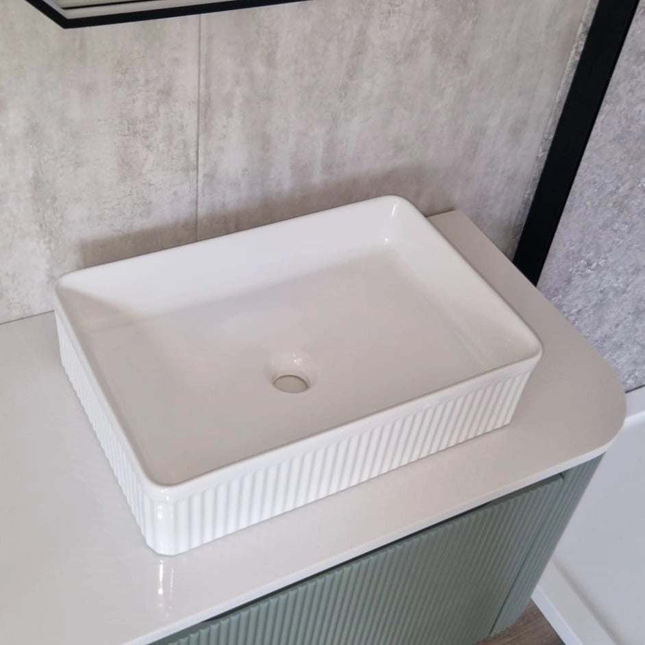 Jasper Ceramic Rectangle Counter Top Basin