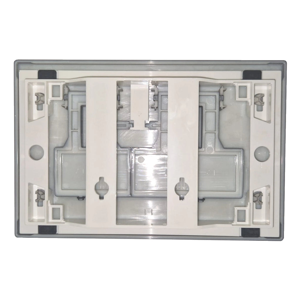 Rectangle Button Dual Flush Push Buttons & Plate