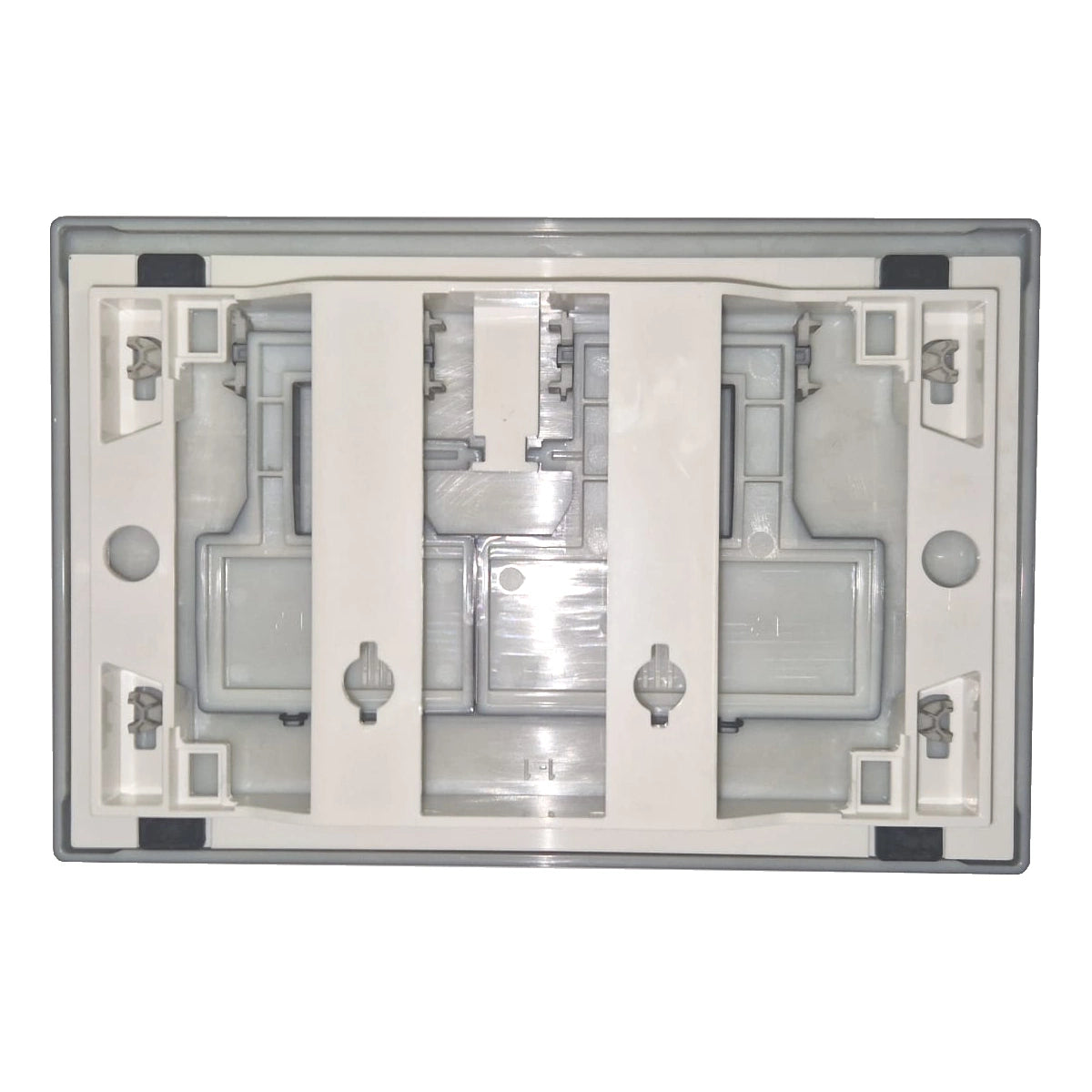 Rectangle Button Dual Flush Push Buttons & Plate