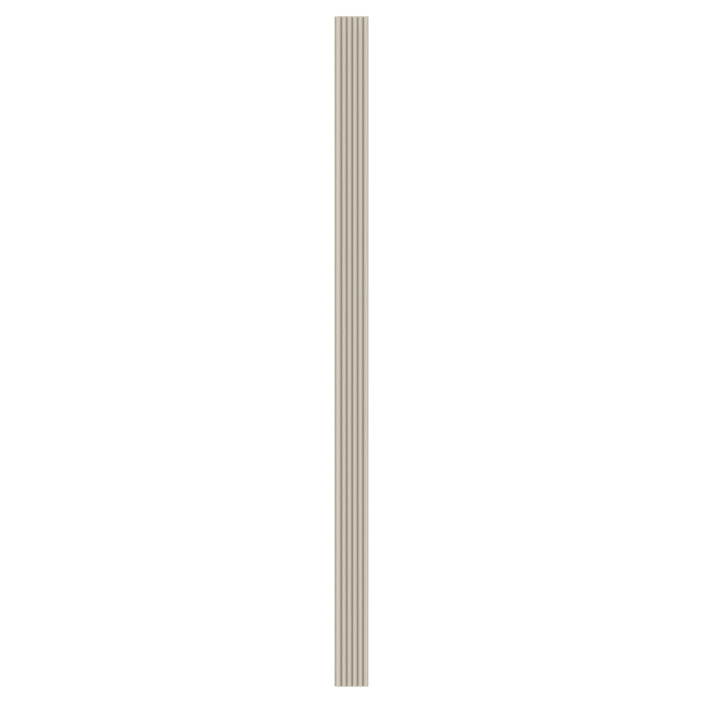 Aluvo Half Round White Waterproof Wall Panel