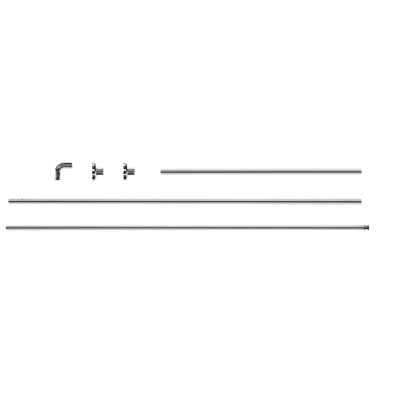 Croydex Telescopic L-Shaped Rod