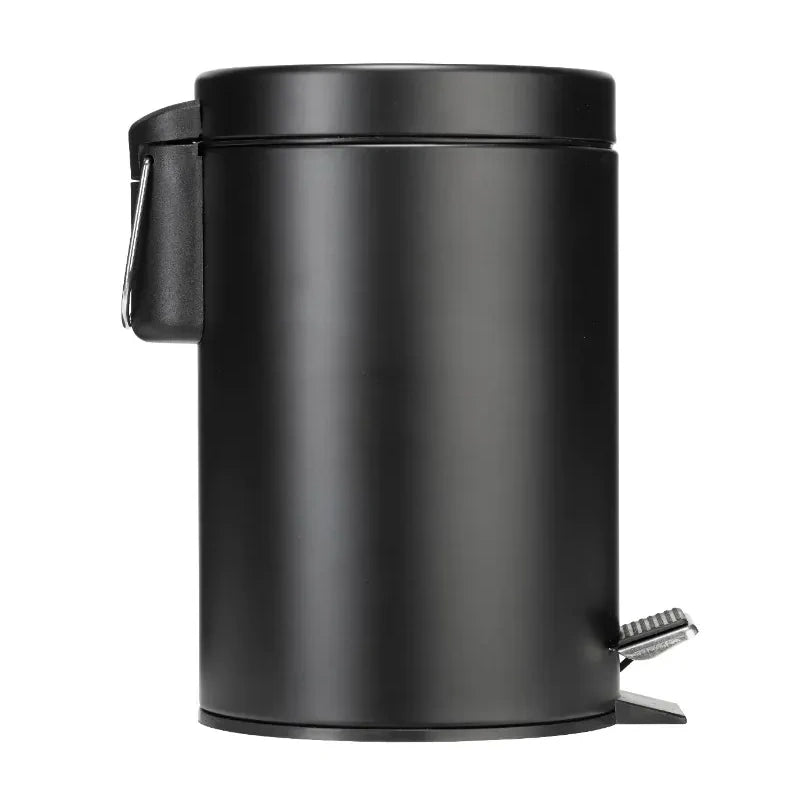 Croydex 3 Litre Matt Black Soft Close Pedal Bin