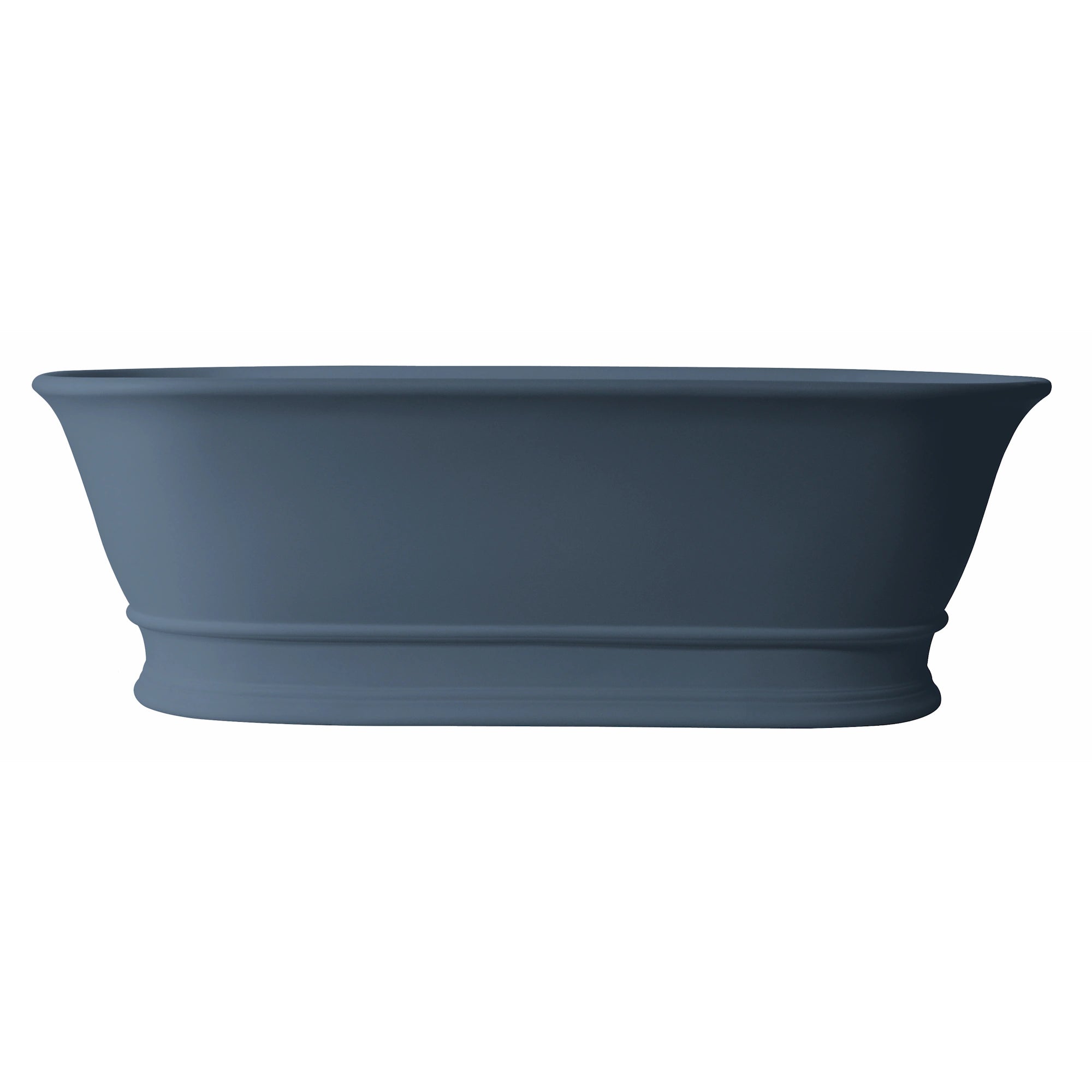 Bampton Oval Freestanding Bath with Plinth 1555 x 740mm