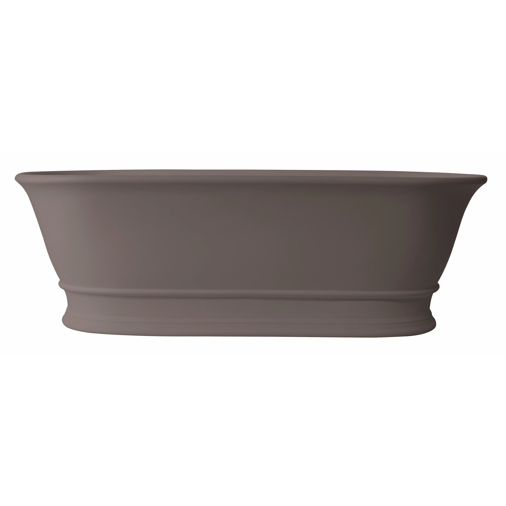 Bampton Oval Freestanding Bath with Plinth 1555 x 740mm