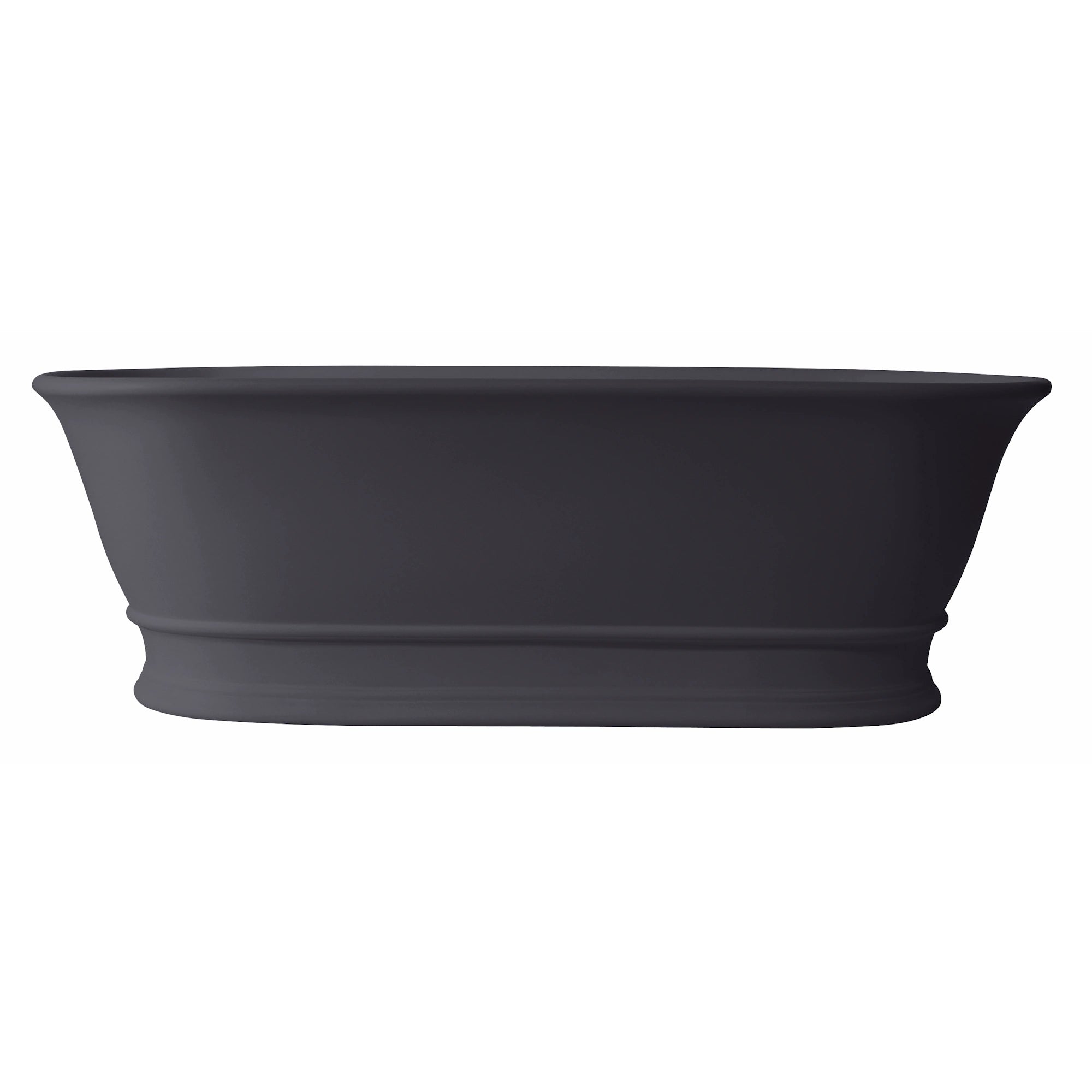 Bampton Oval Freestanding Bath with Plinth 1555 x 740mm