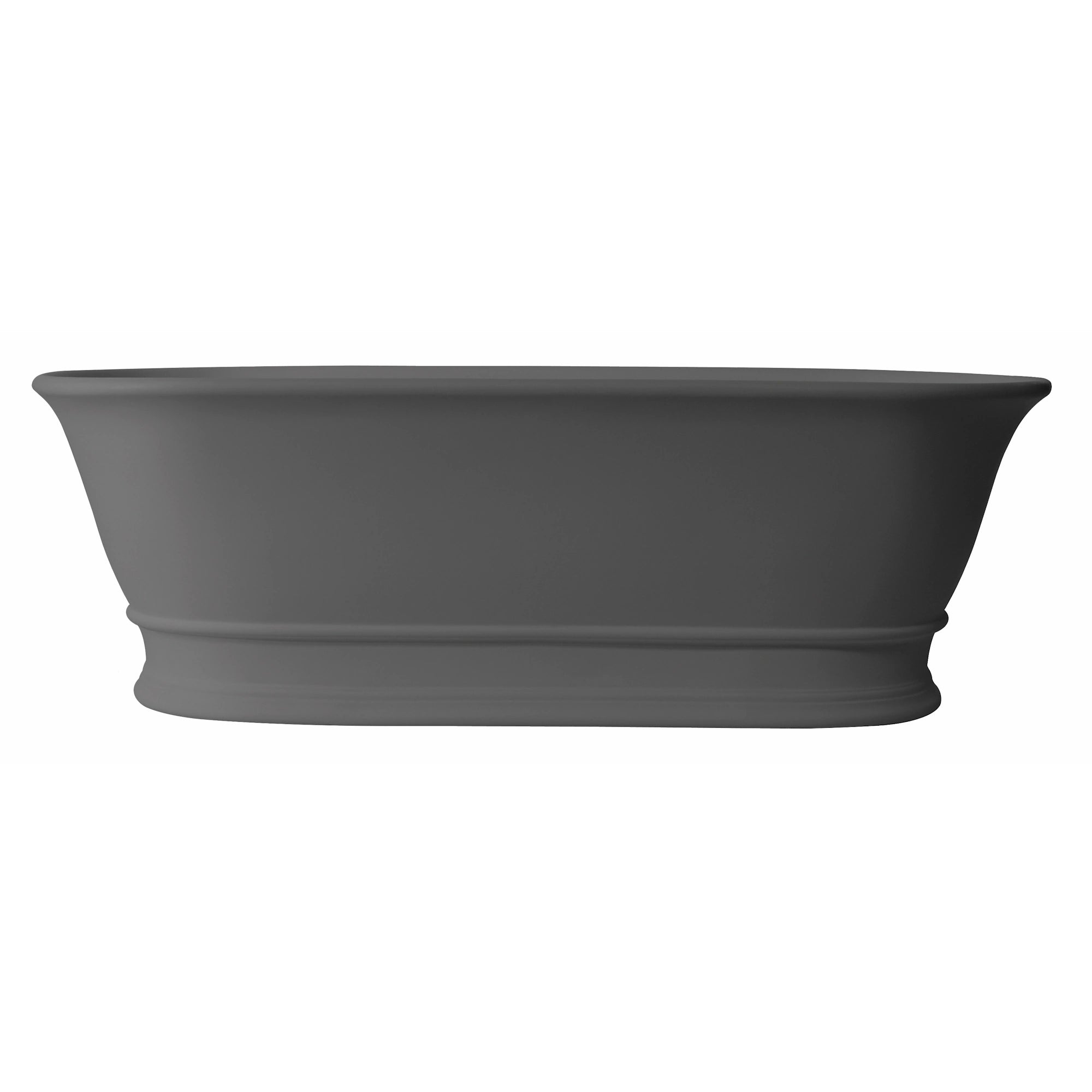 Bampton Oval Freestanding Bath with Plinth 1555 x 740mm