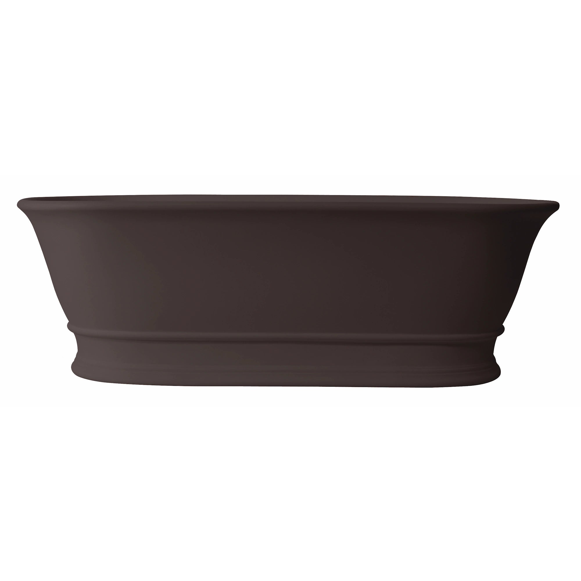 Bampton Oval Freestanding Bath with Plinth 1555 x 740mm